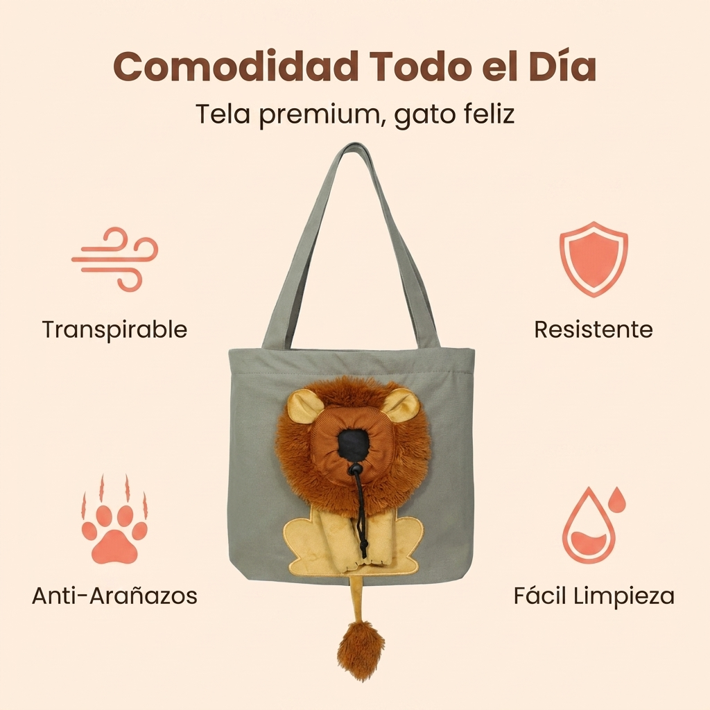 MichiNest™ | Bolsa Transportadora para Gatos